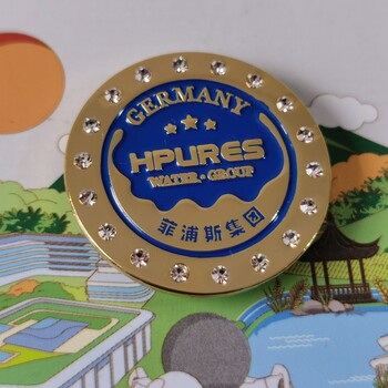 金屬徽章定制銅質(zhì)沖壓徽章定做企業(yè)logo紀(jì)念章電鍍胸章