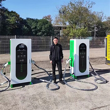 湖北厂家职工160kw电动汽车比亚迪双枪商用充电站