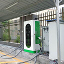 河北刷卡支付120kw雙槍直流新能源汽車(chē)充電樁