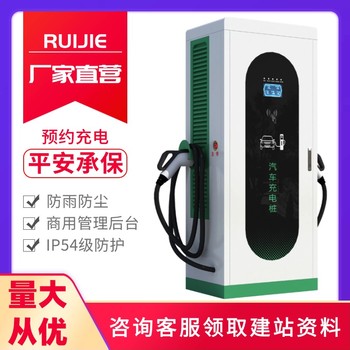 广西多重保护40KW大功率新能源汽车快充桩商用计费充电站