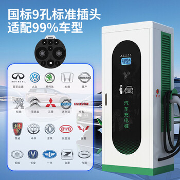 大型停車場120KW商用直流380V三相電充電樁項目配套快充樁