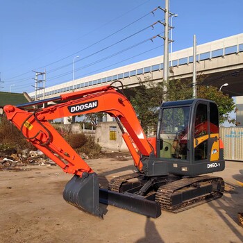 國際貿(mào)易九成新二手原版原樣斗山60挖掘機(jī)