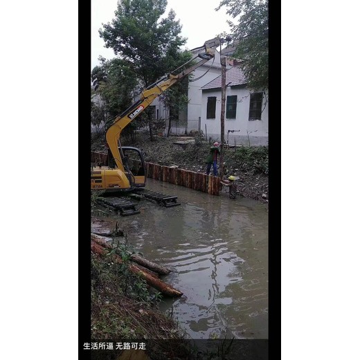 临沂水陆挖机河道清淤浮筒