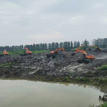 湘西水上浮筒挖掘機(jī)出租單位
