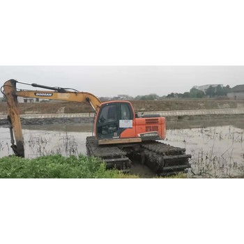 銅仁水上作業(yè)挖機出租船式