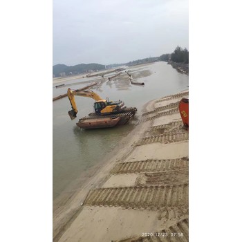 阜陽水上挖機(jī)清淤公司月租多少錢