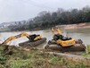 阿拉善盟水上浮箱式挖掘機(jī)租賃船式