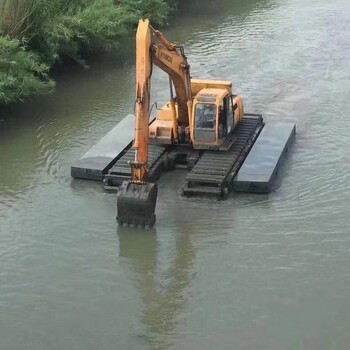 浦东浮船挖机出租厂家供应