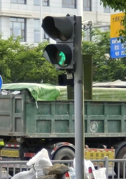 交通信號燈道路紅綠燈