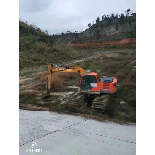 荆州水上浮船挖掘机租赁清淤