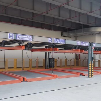 蘭州售出機械車位供應鋼結構式車庫銷售三層橫移式機械車庫