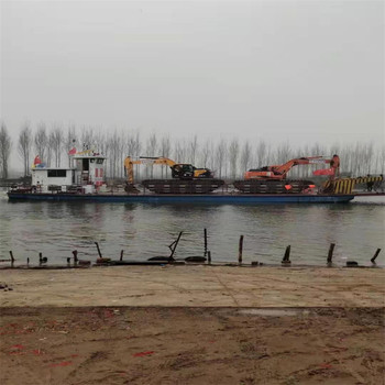 和縣水路兩棲勾機(jī)租賃浮船