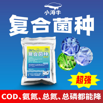 小海牛復(fù)合菌種快速去除降解COD氨氮總氮生化系統(tǒng)污水處理