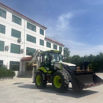 兩頭忙挖掘裝載機四驅鏟車挖機一體工程農用兩頭忙鏟挖