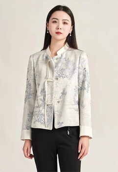 武漢盛依服飾新品新中式花鳥國風外套女裝清倉批發(fā)