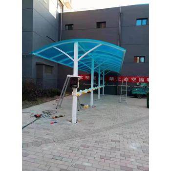 隆恒膜結構小區(qū)電動車車棚停車車棚生產(chǎn)廠家技術支持安裝定制