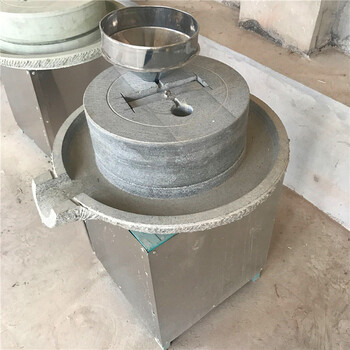 山東米漿用電動(dòng)石磨機(jī)天然豆?jié){石磨機(jī)豆?jié){石磨機(jī)