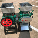 齊齊哈爾小型家用花生米破碎機(jī)對輥糧食四六八瓣破碎機(jī)