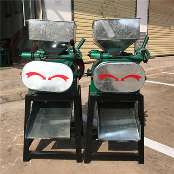 熟花生破碎機(jī)麥類制扁機(jī)小型玉米破碎機(jī)