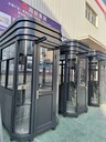 不銹鋼崗亭銅川景區入口收費亭西安小區值班亭寶雞停車(chē)場(chǎng)收費崗亭