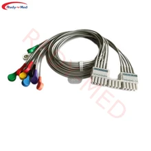 兼容Mortara心電導(dǎo)聯(lián)線12導(dǎo)扣式歐標(biāo)