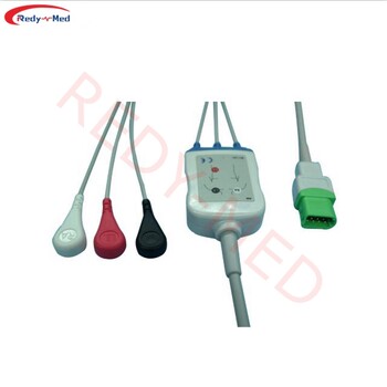 指脈氧傳感器、心電導聯(lián)線、體溫探頭、血壓袖帶、IBP線