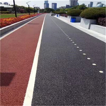 云南曲靖市彩色透水混凝土壓模地坪材料透水砼材料廠家