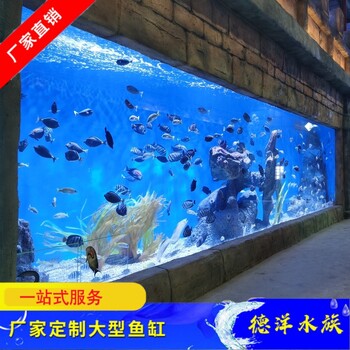 廠家供應(yīng)大型魚(yú)缸酒店觀賞魚(yú)缸定做別墅錦鯉魚(yú)池設(shè)備廠家