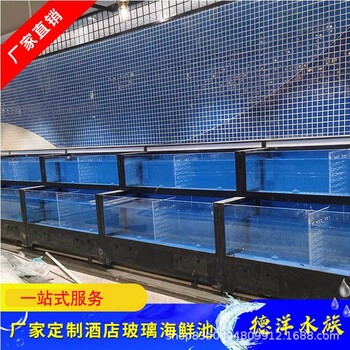 廣東超市海鮮池定做廠家飯店海鮮池恒溫一體機