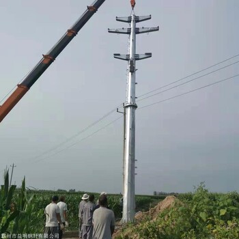 電力鋼桿廠家鋼制電桿電力鋼管桿電力鋼樁