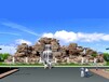 額濟納旗假山廠家小型水泥假山假山施工隊