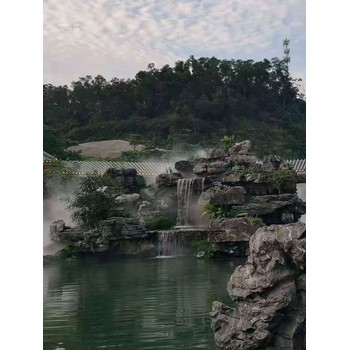 邢臺(tái)假山廠家塑石假山廠家大型假山千層石設(shè)計(jì)精美