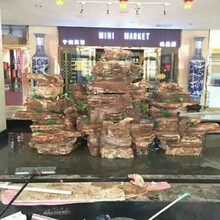 山西河曲假山廠家小型魚池假山小區千層石假山斧劈石假山公司