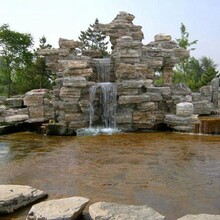 晉州晶宸假山廠家公園水泥假山小型千層石假山歡迎訂購