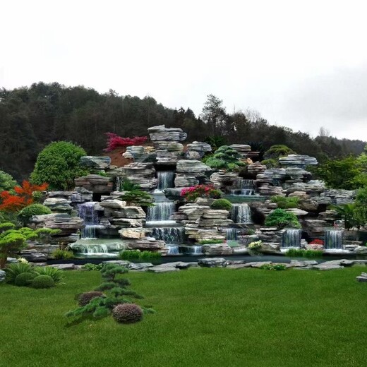 新疆皮山假山厂家水泥塑型假山人造塑石假山