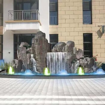 山東費(fèi)縣假山廠家制作水泥假山噴泉假山廠家送貨上門