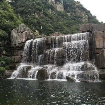 河北肥鄉(xiāng)假山廠家大型園林假山大型園林假山石材斧劈石假山公司