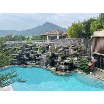 山東滕州假山廠家自然石假山大型園林假山石材品牌廠家