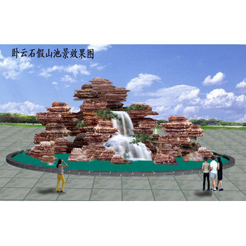 江東區(qū)假山廠家千層石假山設(shè)計(jì)大型園林假山石材園林假山噴泉