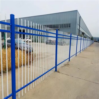 鐵藝欄桿鋅鋼護(hù)欄圍墻小區(qū)學(xué)校工廠庭院隔離欄鐵柵欄透視墻鋅鋼護(hù)