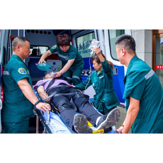 广东中山坦洲医院120救护车转运护送患者病人出院回家全天后在线服务