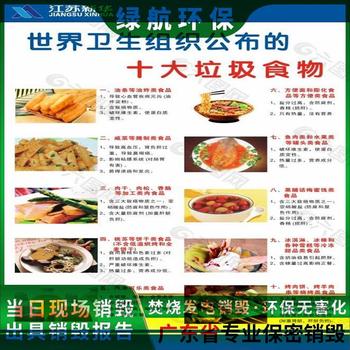 深圳龍崗區(qū)報廢不合格冷凍肉回收銷毀電子產(chǎn)品報廢服務