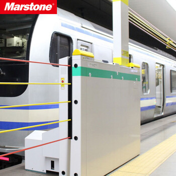 Marstone高鐵站臺(tái)升降護(hù)欄智能防護(hù)網(wǎng)鐵路升降安全門廠家