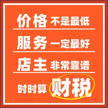 上海税务申报纳税公司记账报税多少钱一对一跟踪指导