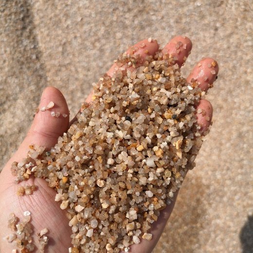 阜阳市水洗海砂(海沙)（白沙）滤料人工水系铺设鹅卵石