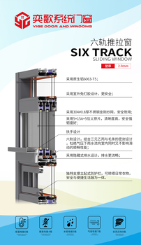 六軌推拉窗廠家批發