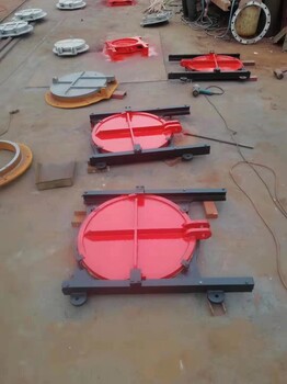 醴陵水渠鑄鐵閘門-QLC1-3T側搖啟閉機