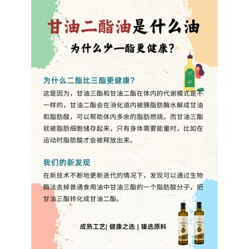 甘油二酯油50%DAG亚麻籽油