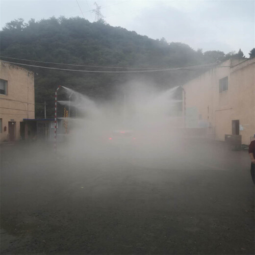 黔南汽車消毒通道六根立桿車輛消毒通道黔南