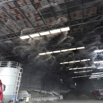 遂寧砂石廠噴淋設備工地圍擋噴淋系統